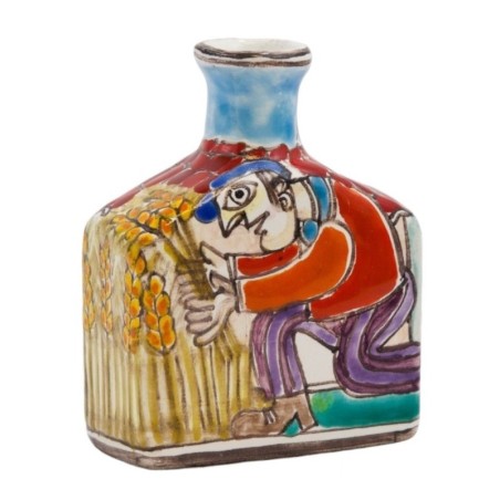 Bottiglia ceramica siciliana Decorativa de simone DS BT611DS