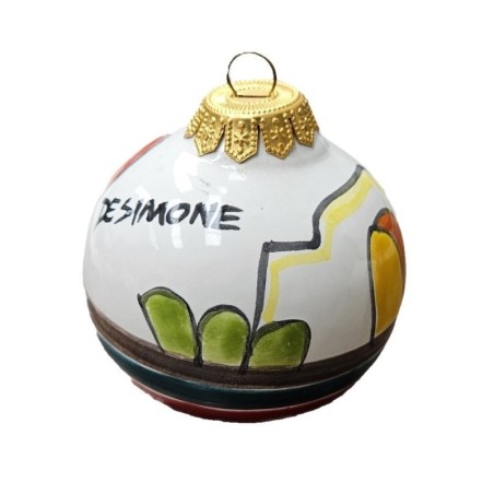 Christmas Bauble Dammusi Ceramiche De Simone Pottery