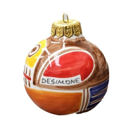 Palla di Natale Stromboli Ceramiche De Simone