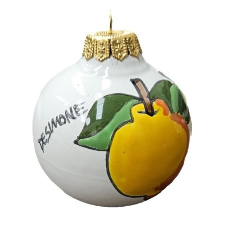 Palla di Natale Limone Folk
