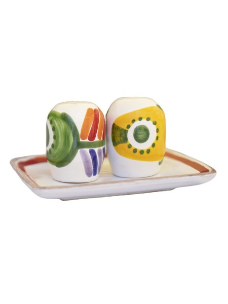 Set sale pepe artigianale ceramica de simone mangiallegro filicudi
