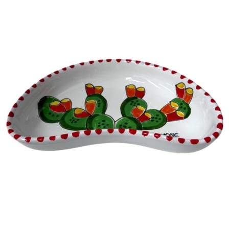 Mezzaluna Fichi d'India MZL20FC ceramiche de simone folk