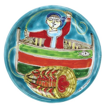 Circular Plate DS 15 cm Fisherman PT15DS-6