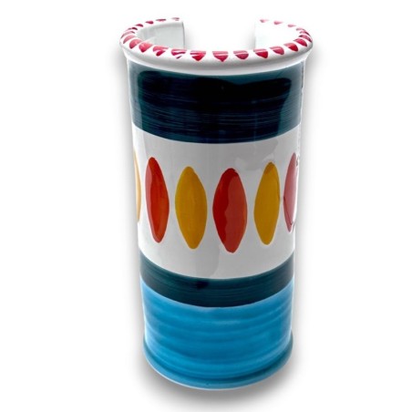 Portabicchieri realizzato a mano Segesta ceramiche de simone