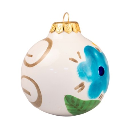 Sicilian ceramic Christmas Bauble Lampione Ceramiche De Simone Pottery