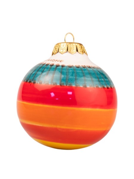 Christmas Bauble Pantelleria Ceramiche De Simone Pottery