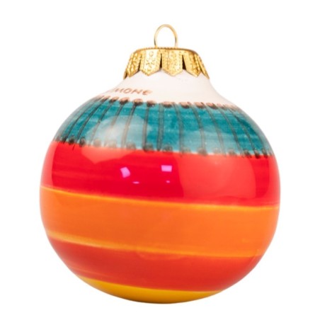 Christmas Bauble Pantelleria Ceramiche De Simone Pottery
