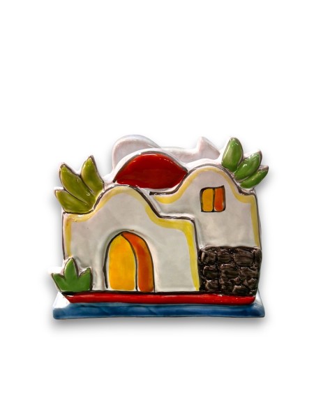 Sicilian handmade Napkin Ring Dammusi Ceramiche De Simone Pottery