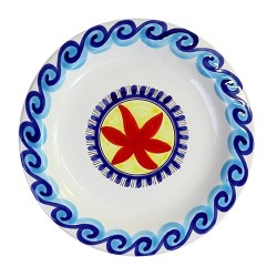 Round Plate Tramontana de simone pottery mangiallegro PTTR