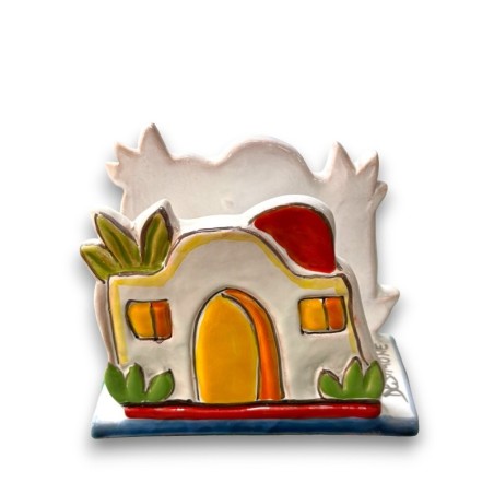 Handmade Sicilian Napkin Ring Dammusi De Simone Pottery