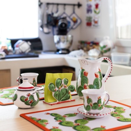 mise en place prickly pears line