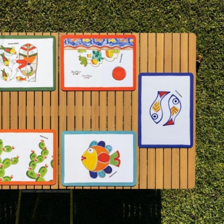Polyester Placemat Scirocco de simone pottery