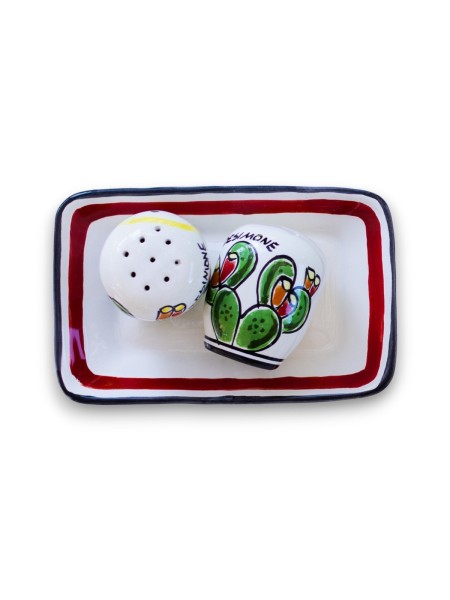 Set Sale e Pepe Fichi d'India ceramiche siciliane de simone