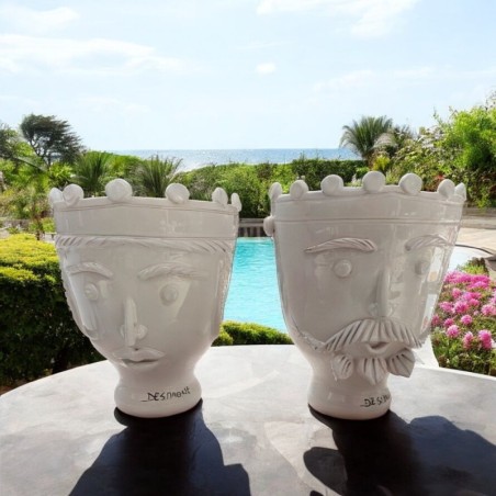 White Paladin's Head de simone pottery