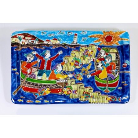 Vassoio DS Rettangolare Pescatori VSS43DS-01