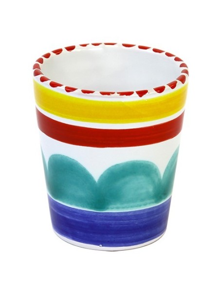Handmade ceramic Glass Alicudi de simone pottery