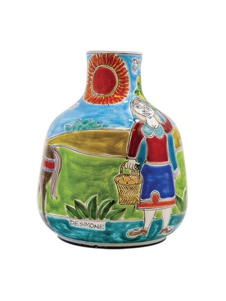 sicilian Vase DS VS520DDS de simone pottery