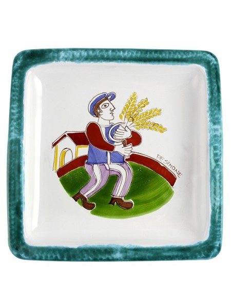 Square Plate Folk PQFK-7