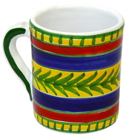 Tazza Mug Ceramiche De Simone decorata a mano Vulcano