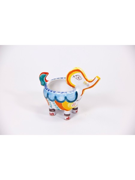 Elephant Vase Folk EL206