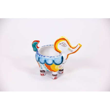 Elephant Vase Folk EL206