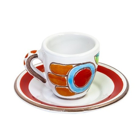 Coffee Cup with Saucer Folk TZZ56FK