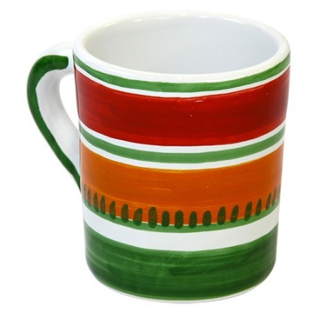 Tazza Mug Ceramiche De Simone decorata a mano Ischia