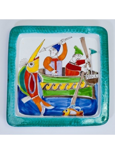 Square Plate Folk PQ28FK