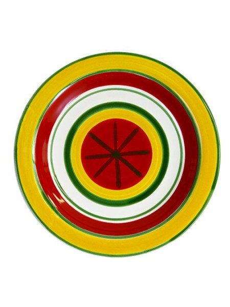 Ceramic Round Plate desimone pottery Procida PTPR