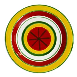 Ceramic Round Plate desimone pottery Procida PTPR