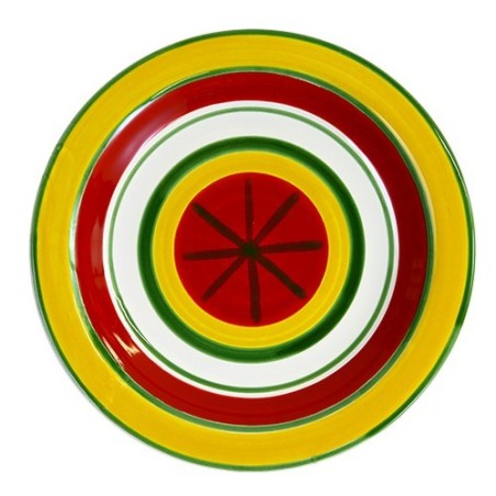Ceramic Round Plate desimone pottery Procida PTPR