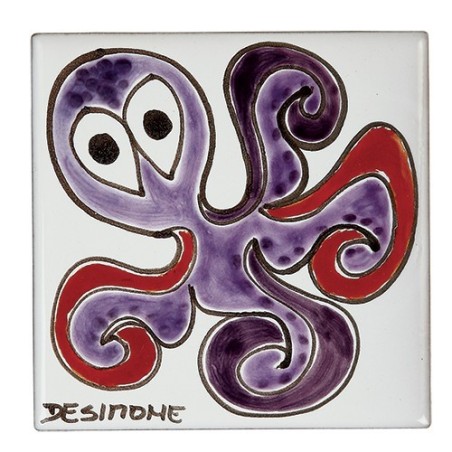 Tozzetto Folk Polpo Ceramiche De Simone TZT685FK-03