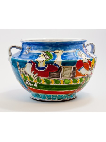 Ceramic Vase DS Skipos Grecia VS658GR de simone pottery