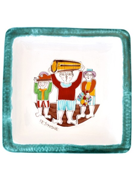Square Plate Folk PQFK-17