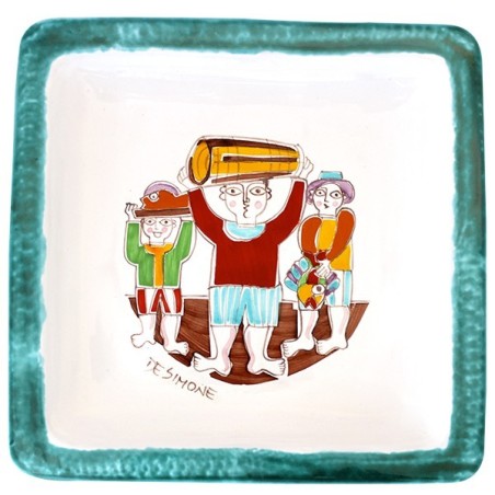 Square Plate Folk PQFK-17