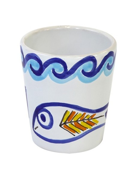 Handmade ceramic Glass Scirocco de simone pottery