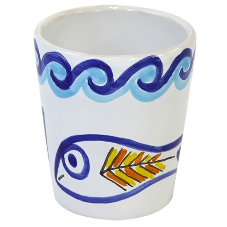Handmade ceramic Glass Scirocco de simone pottery