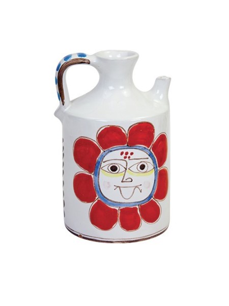 Pitcher Folk  sun de simone pottery BR97FK