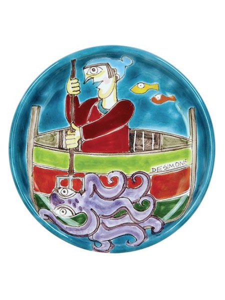 Circular Plate DS 15 cm Fisherman PT15DS-8