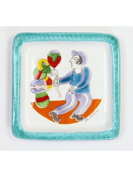 Square Plate Folk PQFK12