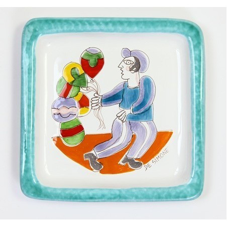 Square Plate Folk PQFK12