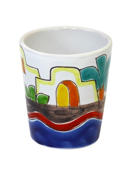 Handmade ceramic Glass Dammusi de simone pottery