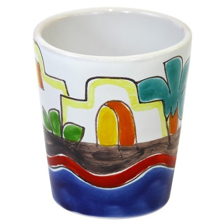 Handmade ceramic Glass Dammusi de simone pottery
