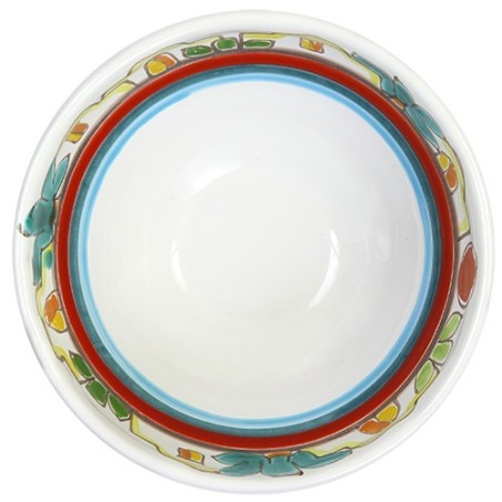 Sicilian round ceramic Appetizers Plate de simone pottery Dammusi BUFDA