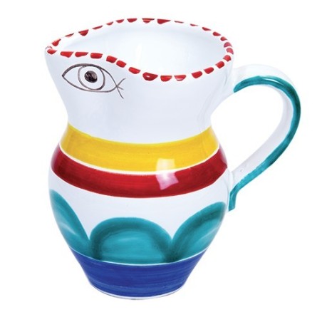 Brocca in ceramica Alicudi Ceramiche De Simone