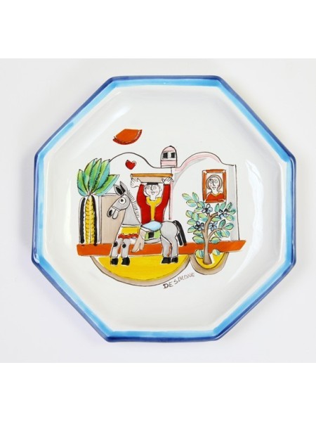 Octagonal Plate Folk POTFK-5