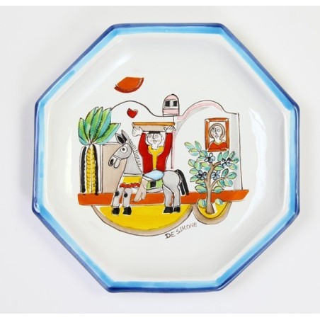 Piatto Ottagonale Folk POTFK-5