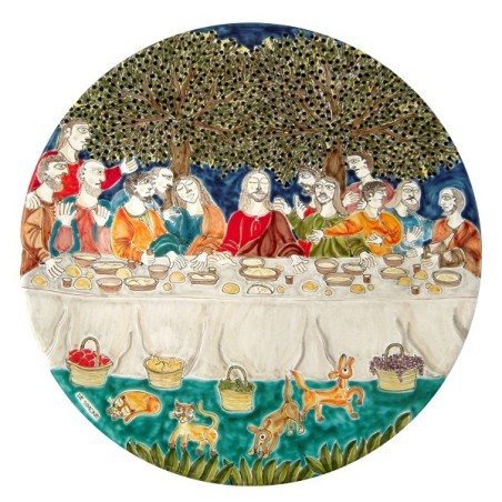Round Plate DS The Last Supper