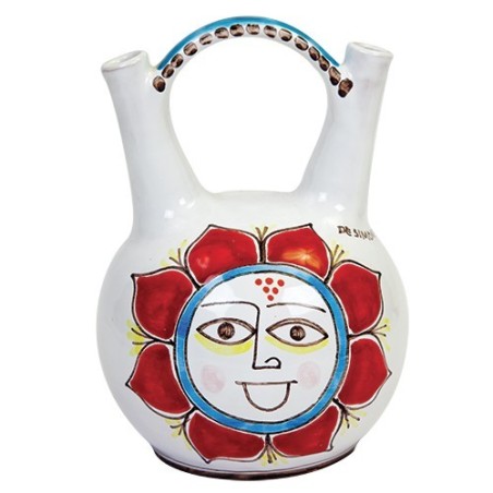 Brocca Folk sole ceramiche siciliane de simone BR119FK
