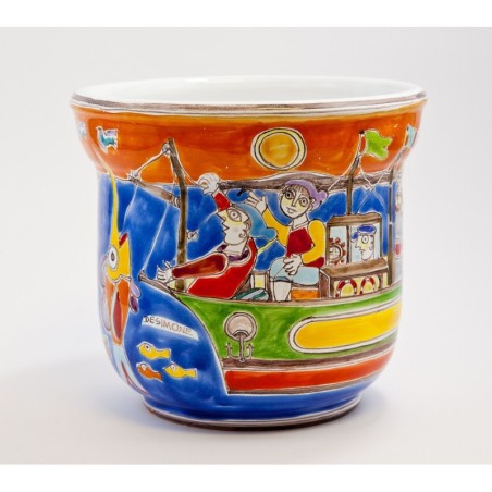 Cachepot ceramiche de simone pescatori DS VSP193DS